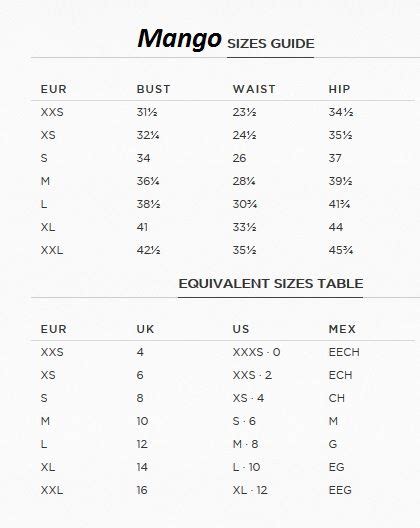 mango dress|mango dress size chart.